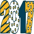 New Year's stickers by Karen Vargas New Year's stickers by Karen Vargas