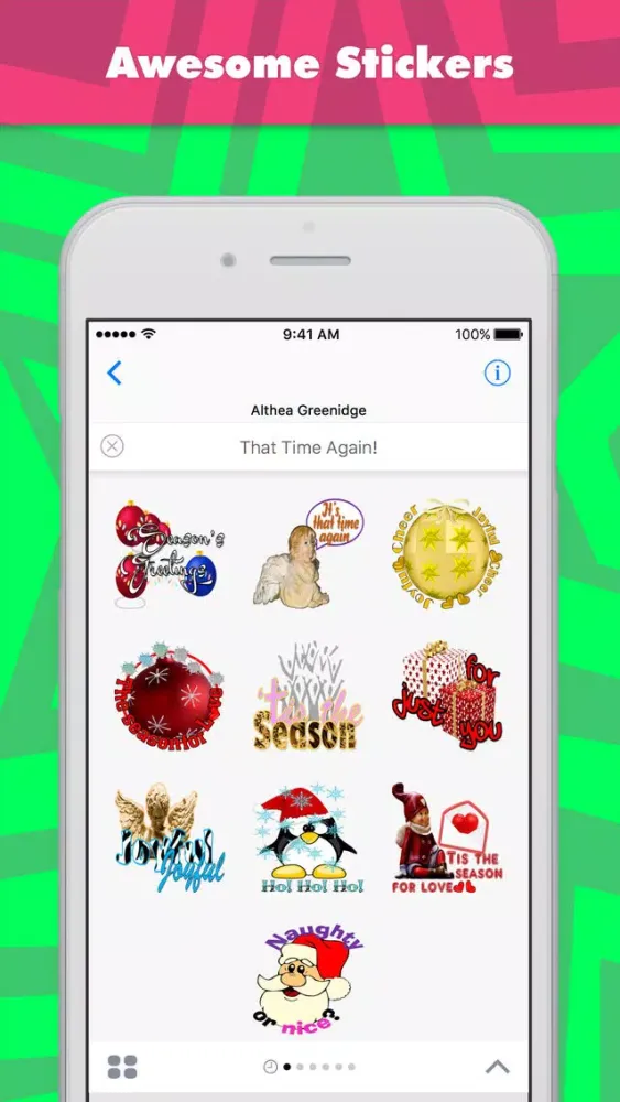 That Time Again! stickers by Alade Expressions سکرین شاٹس