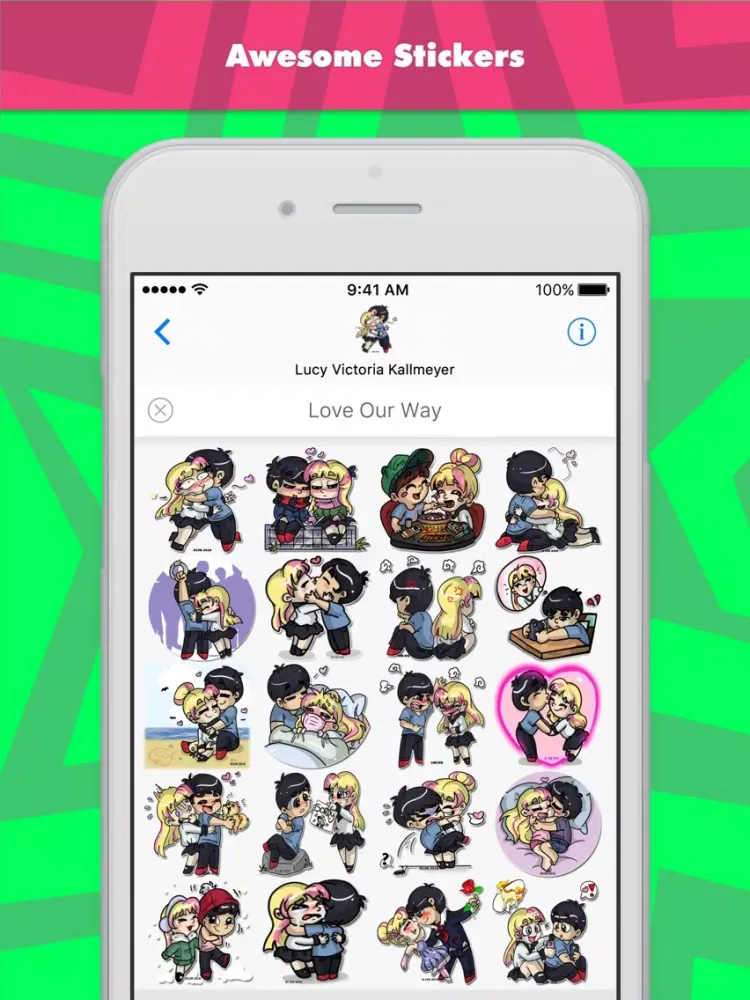 Скриншоты Love Our Way stickers by Sunnylucy iPad 