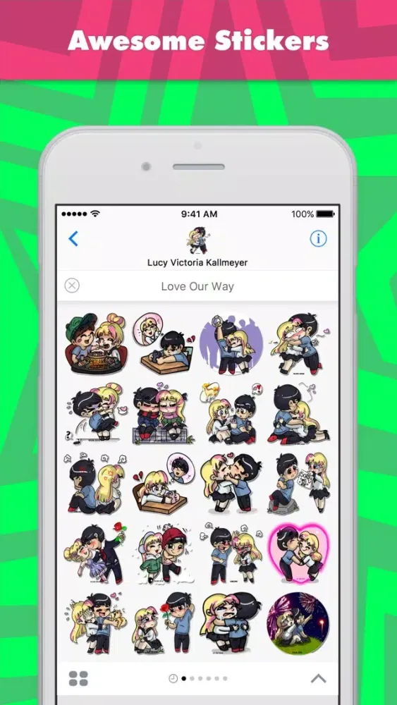 Скриншоты Love Our Way stickers by Sunnylucy