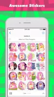 Mele Is A Pink Pangolin stickers by caroline G Mele Is A Pink Pangolin stickers by caroline G