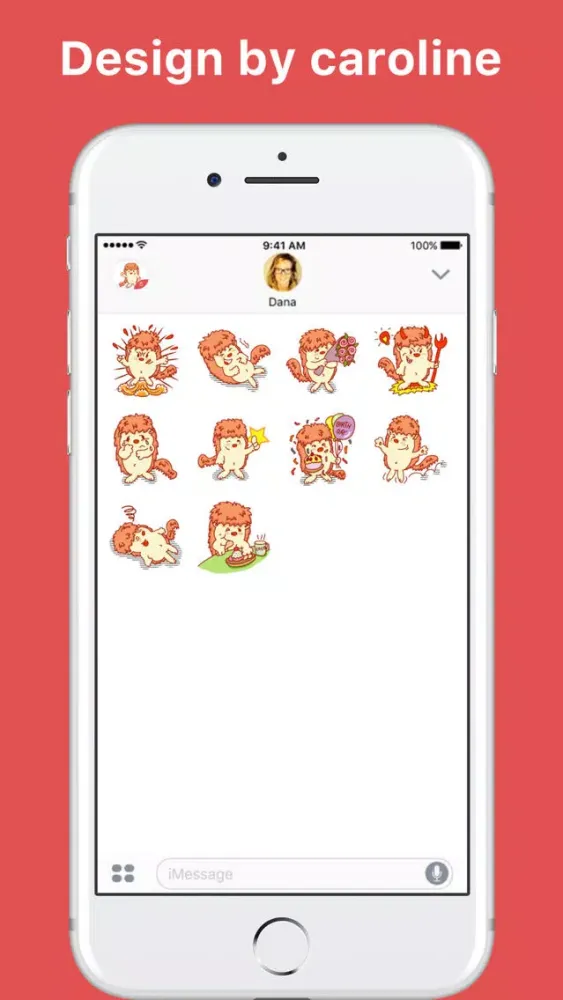 Puffy - A Furry Creature stickers by caroline G स्क्रीनशॉट