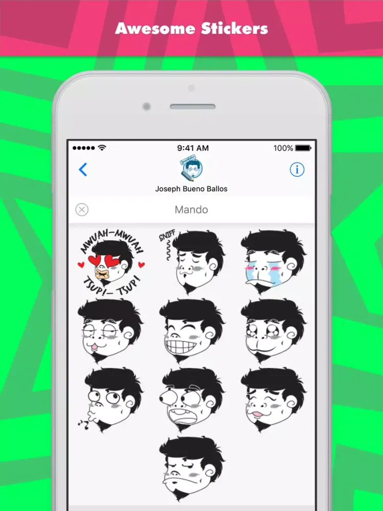 Mando stickers by JBBallos iPad  스크린샷