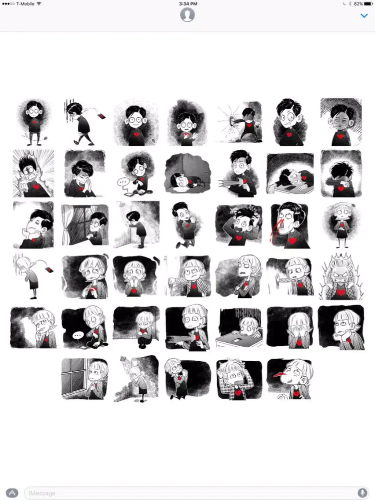 Captures d'écran de Patah Hati stickers by yogadanu iPad 