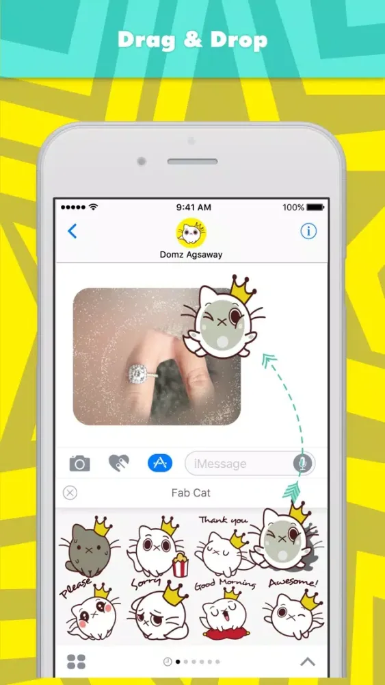 Fab Cat stickers by Domz Agsaway应用截图
