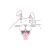 Chubby Rabbit stickers by Ignacio Scocozza