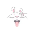 Chubby Rabbit stickers by Ignacio Scocozza Chubby Rabbit stickers by Ignacio Scocozza