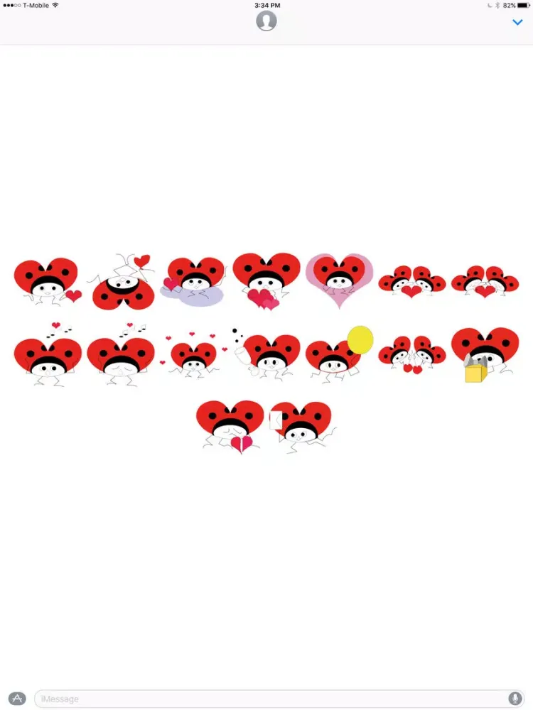 Love For Valentine And Other Occasions stickers iPad 应用截图
