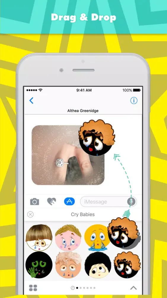 Cry Babies stickers by Alade Expressions স্ক্রিনশট