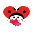 Love with HappyTottii for all occassion stickers Love with HappyTottii for all occassion stickers