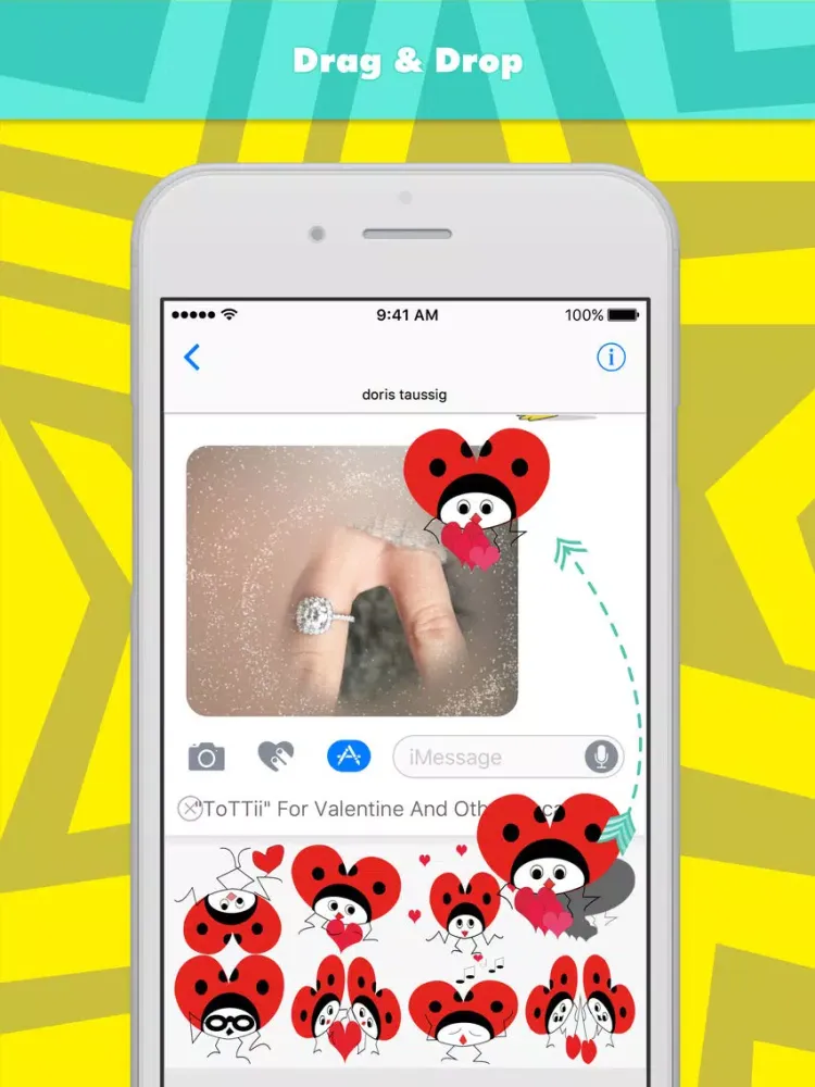 Capturas de tela do Love with HappyTottii for all occassion stickers iPad 
