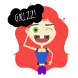Ginger Girl stickers by dilekd Ginger Girl stickers by dilekd