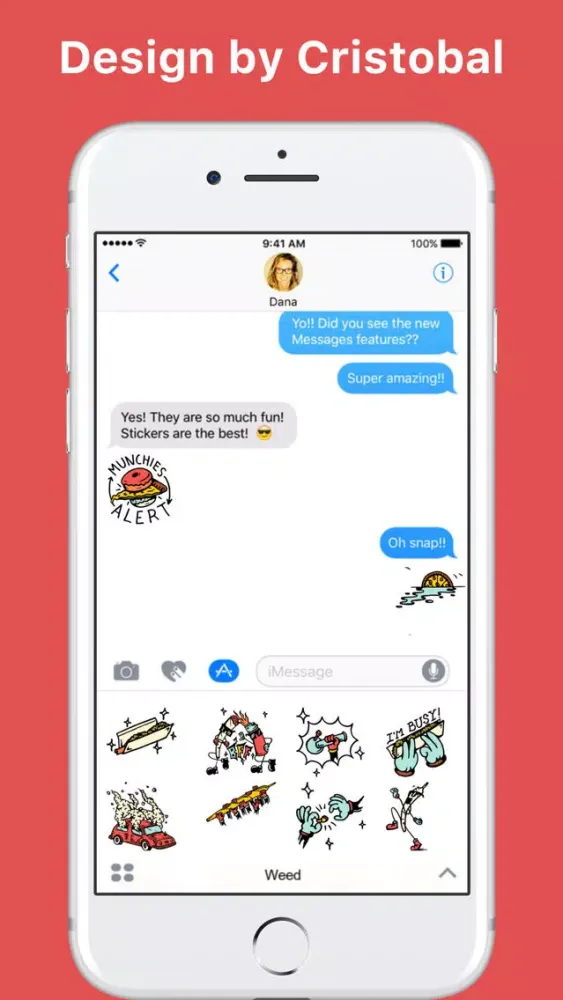 Weed stickers by Cristobal Screenshots
