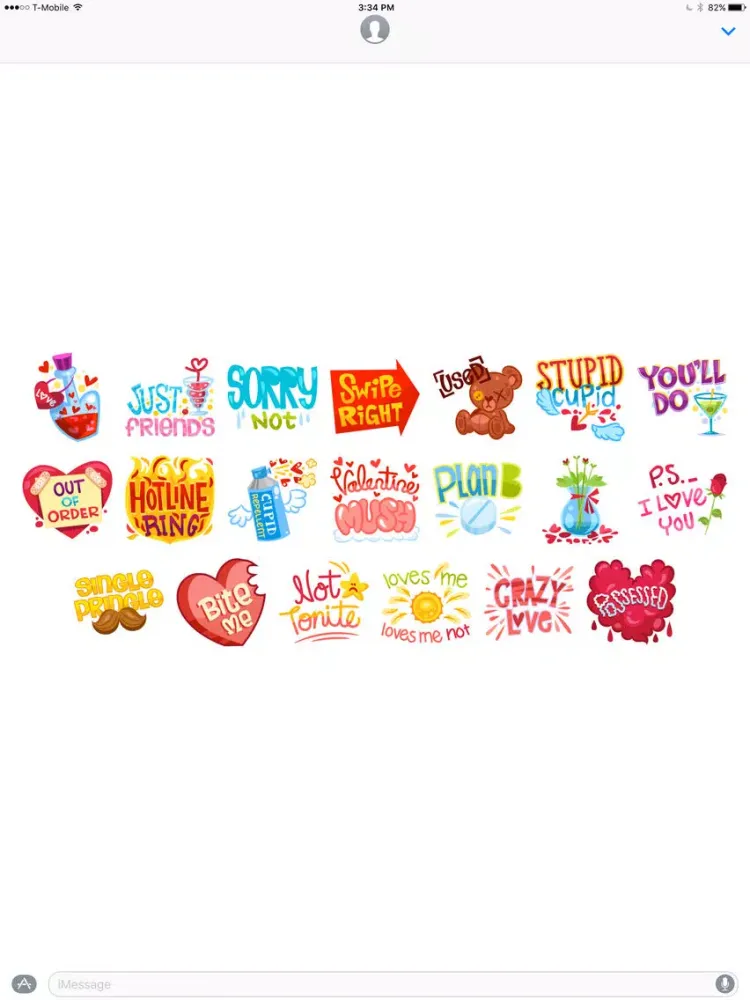 Dysfunctional Love Set 02 stickers by MissChatZ iPad  স্ক্রিনশট