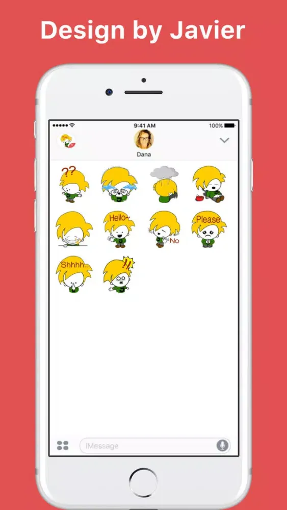 Ảnh chụp màn hình của Mr. Jay stickers by Javier Clem