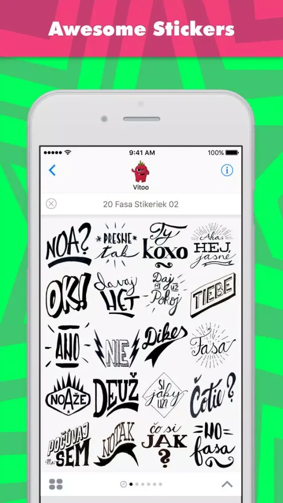 Capturas de tela do 20 Fasa Stikeriek 02 stickers by Vito