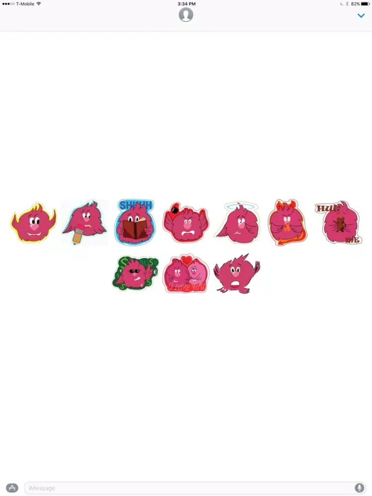 Pinky stickers by Lorin iPad  スクリーンショット
