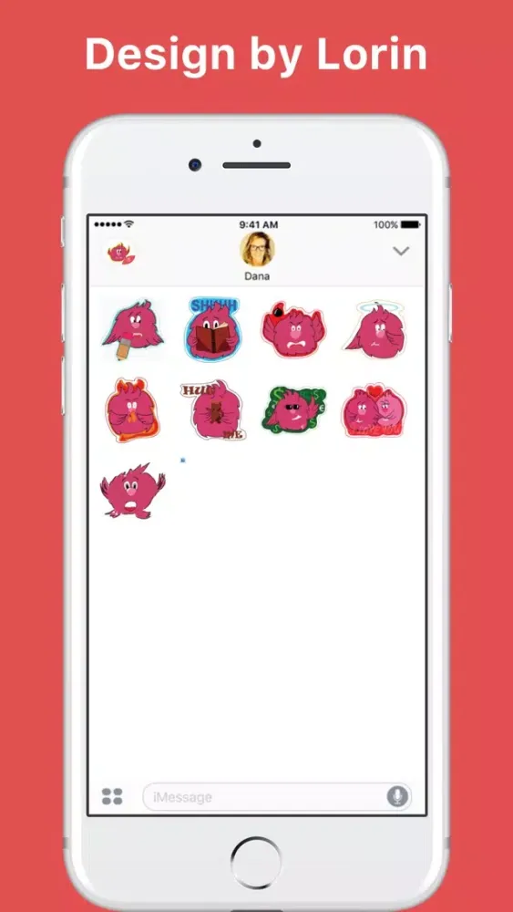Pinky stickers by Lorin スクリーンショット