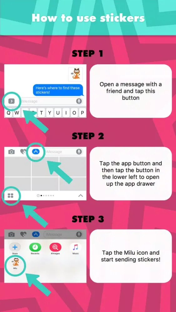 Milu stickers by Gorea Mihai स्क्रीनशॉट
