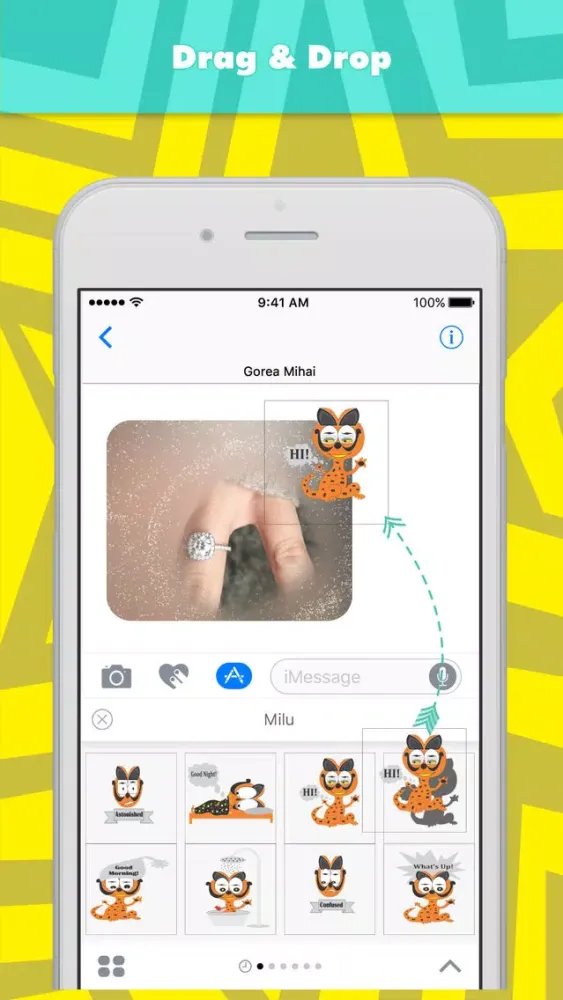 Milu stickers by Gorea Mihai स्क्रीनशॉट