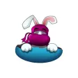 Cute Ninja Rabbit (Animated) stickers by CandyA$$ Cute Ninja Rabbit (Animated) stickers by CandyA$$