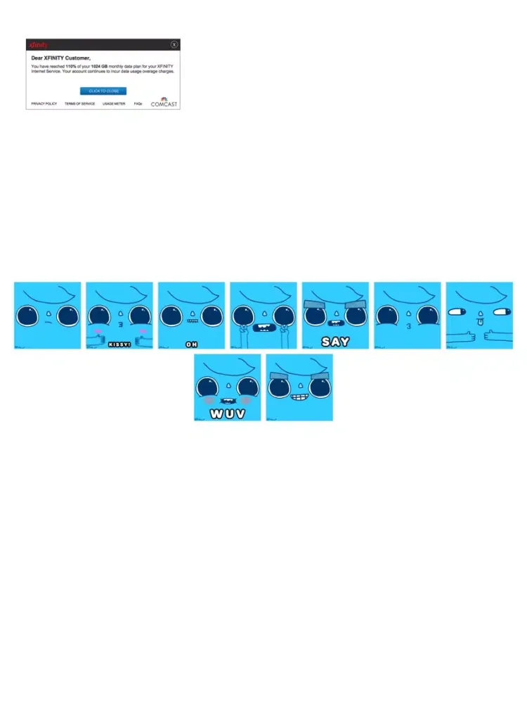 تصاویر Blue Face Barry stickers by Timbo Johnson iPad 