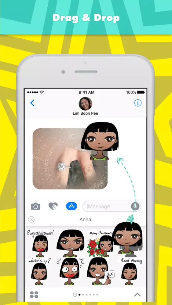تصاویر Anna stickers by wenpei