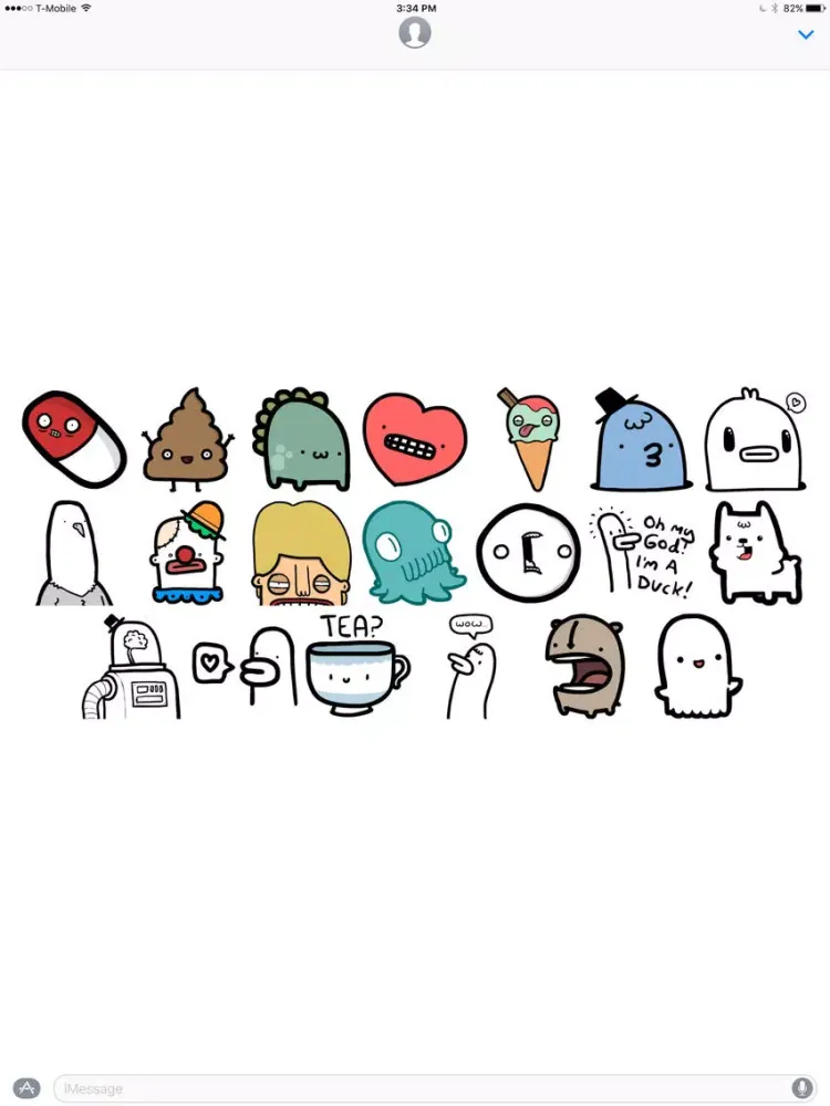 Random Bits And Bobs stickers by Timbo Johnson iPad  سکرین شاٹس