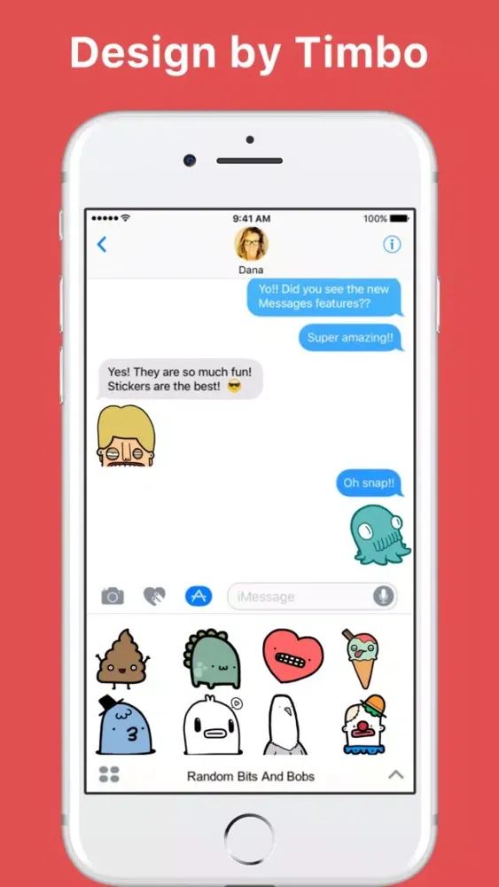 Random Bits And Bobs stickers by Timbo Johnson سکرین شاٹس