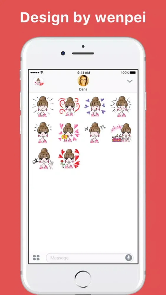 Скриншоты Big Eye Beauty stickers by wenpei