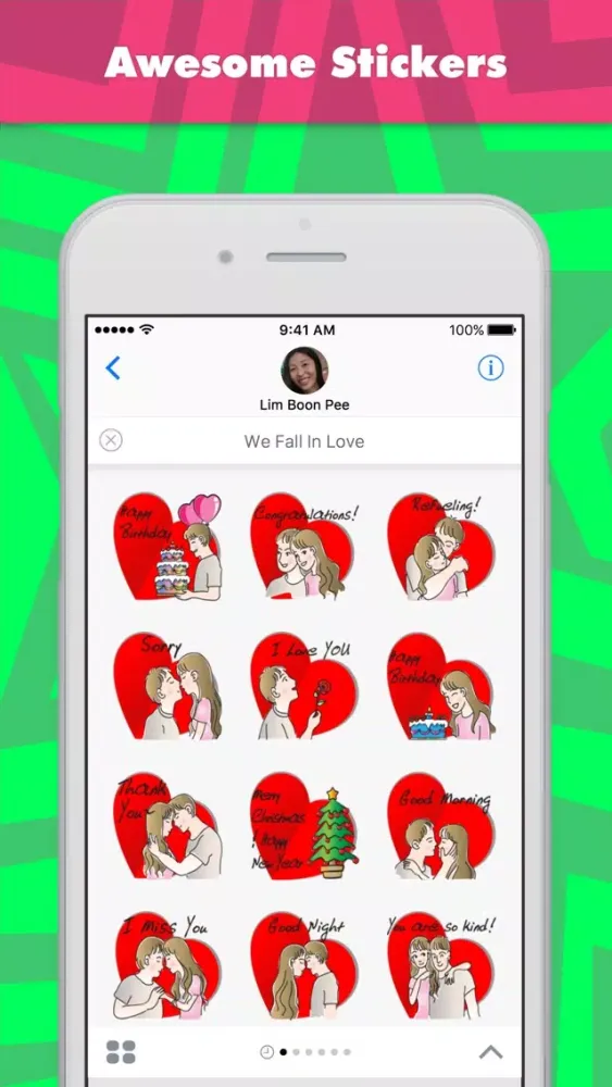 تصاویر We Fall In Love stickers by wenpei