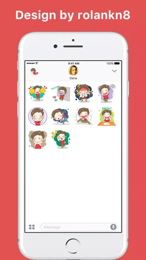 Capturas de pantalla de Ading Millennial Guy stickers by rolankn8