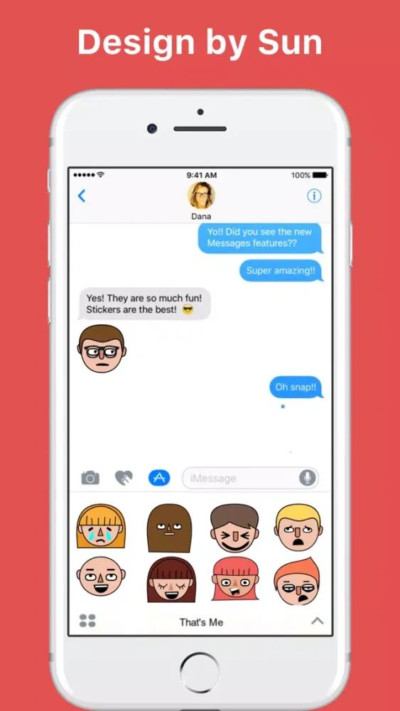 That's Me stickers by Sun Lee Siew Loo स्क्रीनशॉट
