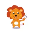 Rocky The Little Lion stickers by Ronnie Hoekstra Rocky The Little Lion stickers by Ronnie Hoekstra