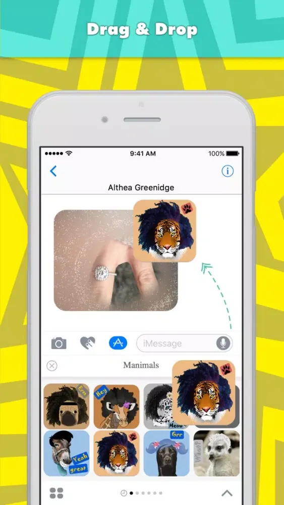 Manimals stickers by Alade Expressions Screenshots