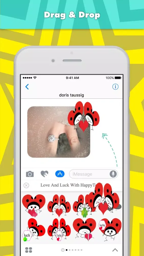 Screenshot di Love And Luck With HappyTottii stickers