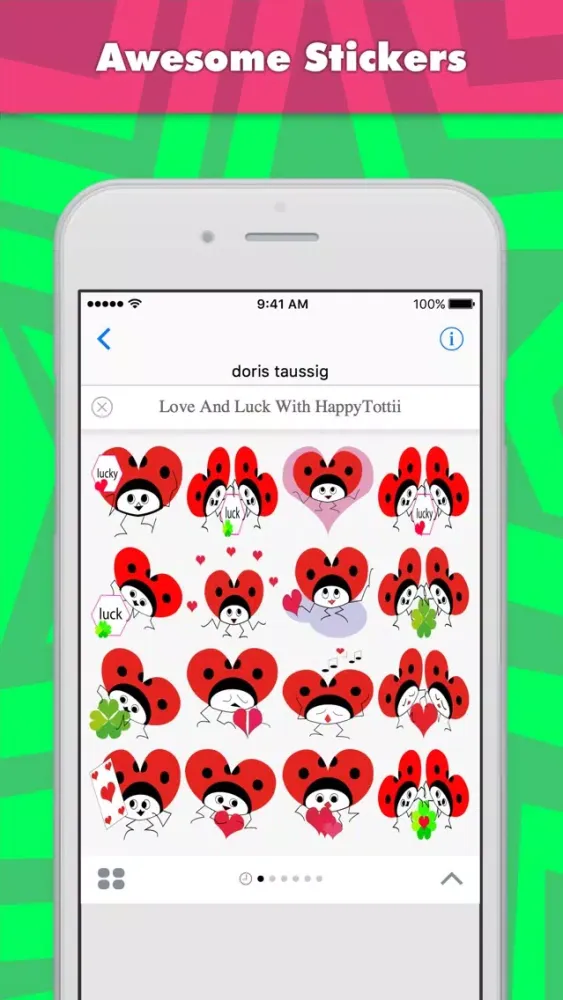 Screenshot di Love And Luck With HappyTottii stickers
