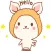 Kawaii The Cute Dog stickers by Dennis Wu