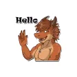 Aethryn Stormpaw stickers by Sunnylucy