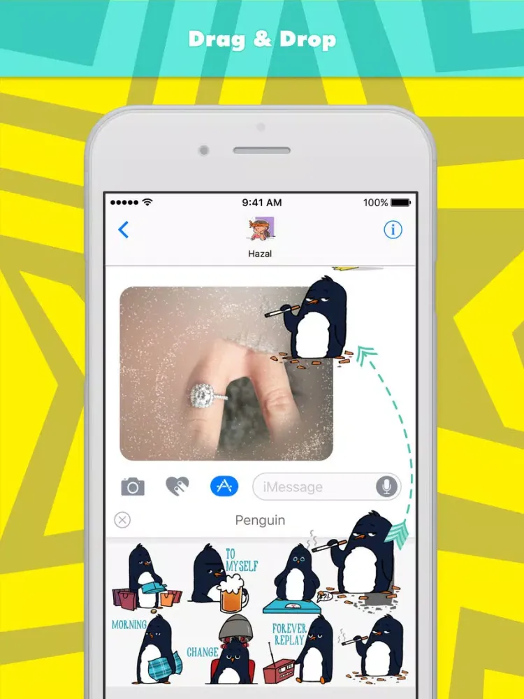 Zrzuty ekranu Penguin stickers by Hazal iPad 