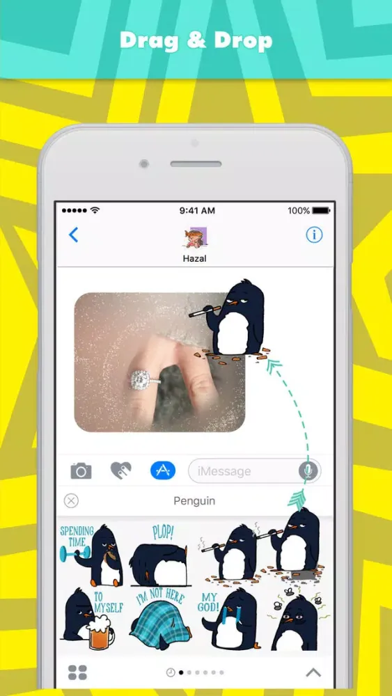 Zrzuty ekranu Penguin stickers by Hazal