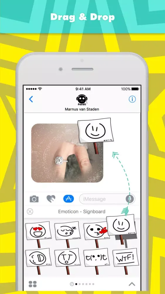 صور Emoticon - Signboard stickers by Poedil