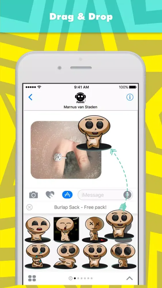 صور Burlap Sack - Free pack! stickers by Poedil