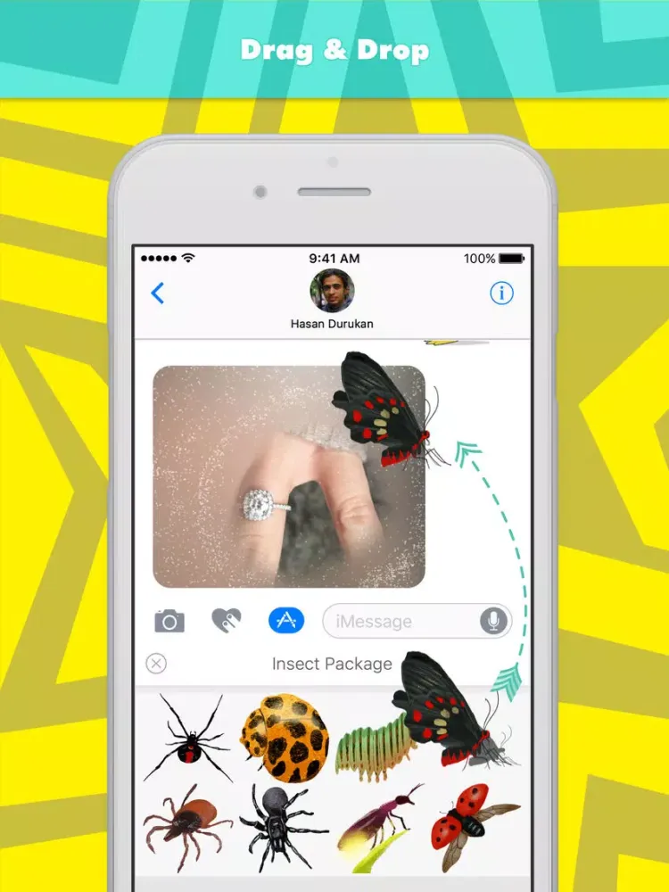 Insect Package stickers by Hasan iPad  Screenshots