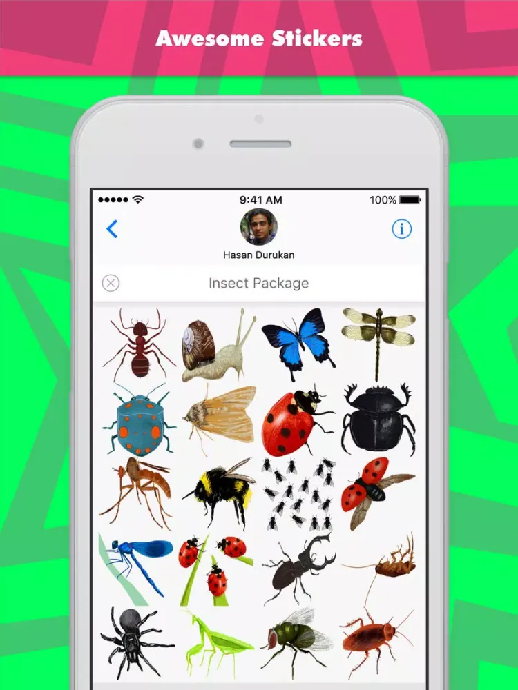 Insect Package stickers by Hasan iPad  Screenshots