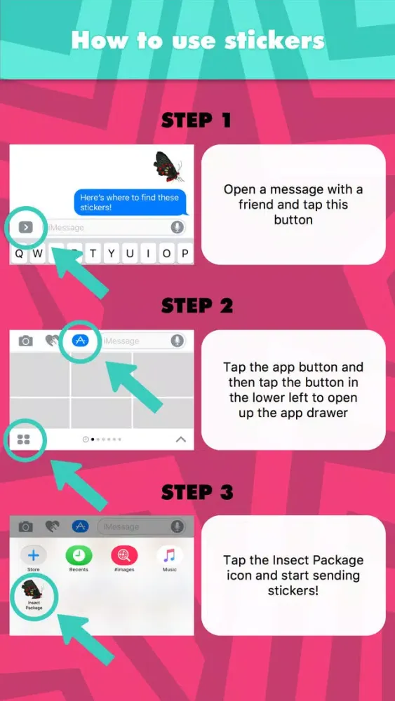 Insect Package stickers by Hasan Screenshots