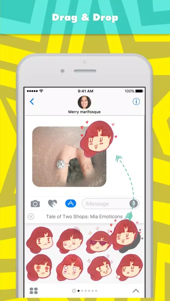Tale of Two Shops: Mia Emoticons stickers Screenshots