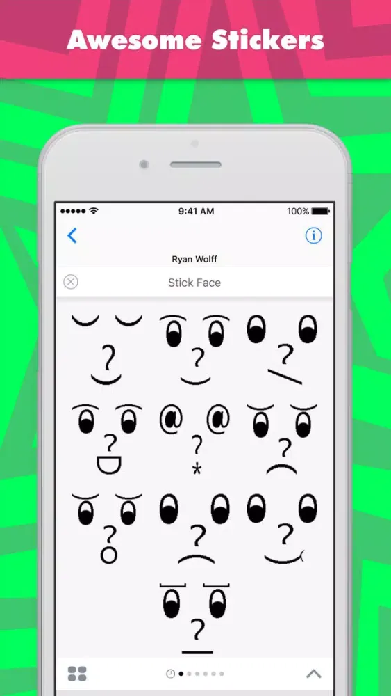 Stick Face stickers by 808 Gang Ekran Görüntüleri
