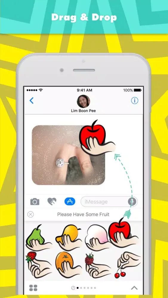 Скриншоты Please Have Some Fruit stickers by wenpei