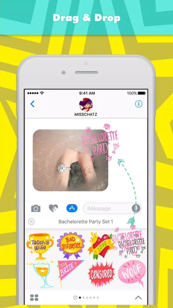 Bachelorette Party Set 1 stickers by MissChatZ Screenshots